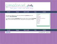 Tablet Screenshot of grenadine.net